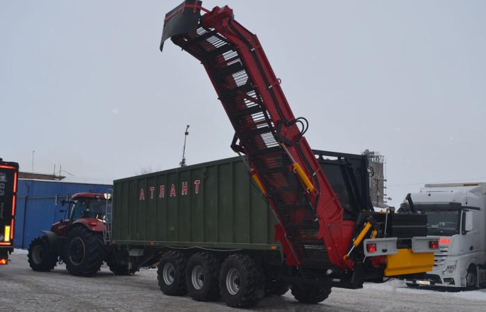 svg+xml;charset=utf-8,%3Csvg%20xmlns%3D Adapter do Załadunku Buraków do Przyczep Atlant | Kobzarenko