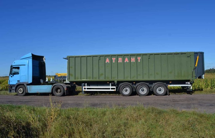 svg+xml;charset=utf-8,%3Csvg%20xmlns%3D AZP-60 Semi-Trailer | Heavy-Duty Sliding Trailer by Kobzarenko