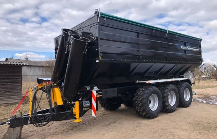 svg+xml;charset=utf-8,%3Csvg%20xmlns%3D Chaser Bin PBN-40 Kobzarenko - High Capacity Grain Trailer