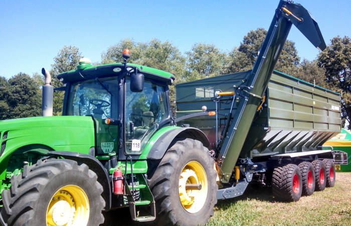 svg+xml;charset=utf-8,%3Csvg%20xmlns%3D Przyczepy przeładunkowe - przyczepy rolnicze. PBN-50 Kobzarenko