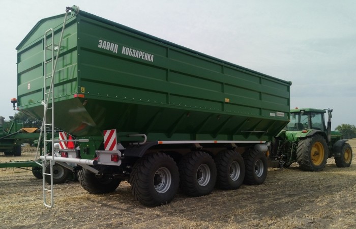 svg+xml;charset=utf-8,%3Csvg%20xmlns%3D Przyczepy przeładunkowe - przyczepy rolnicze. PBN-50 Kobzarenko