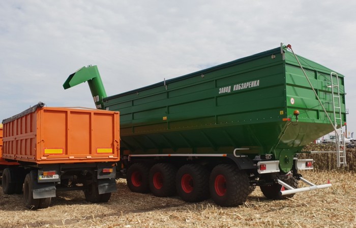 svg+xml;charset=utf-8,%3Csvg%20xmlns%3D Przyczepy przeładunkowe - przyczepy rolnicze. PBN-50 Kobzarenko