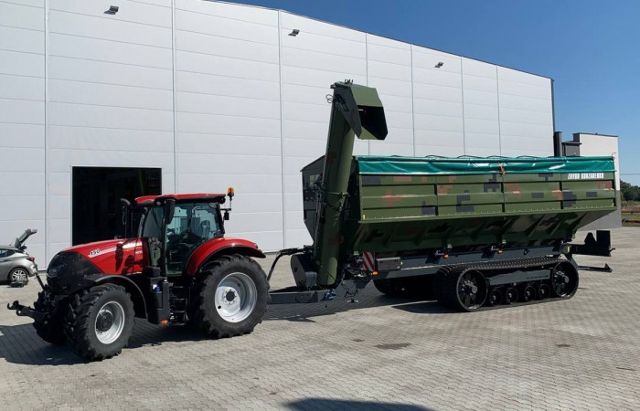 svg+xml;charset=utf-8,%3Csvg%20xmlns%3D Chaser Bin PBN-50 on tracks | High Capacity Grain Trailer by Kobzarenko